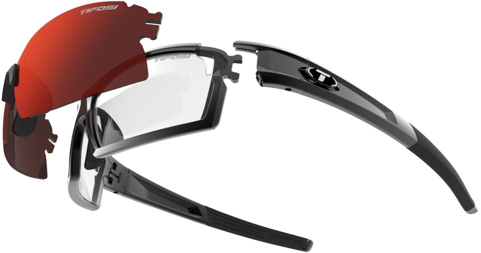 Tifosi Eyewear Pro Escalate Shield and Full Clarion Sunglasses