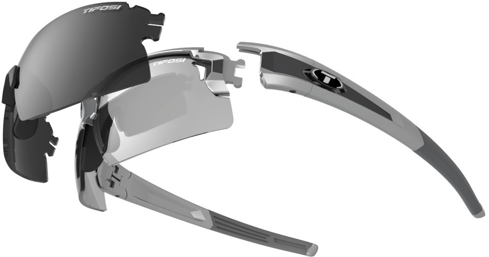 Tifosi Eyewear Pro Escalate Half and Shield Fototec Sunglasses