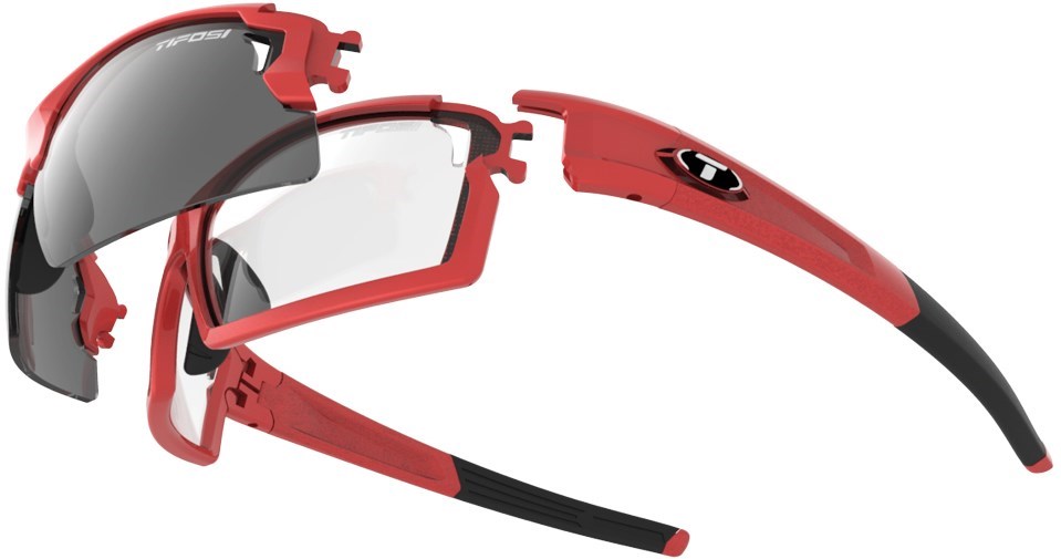 Tifosi Eyewear Pro Escalate Full and Half Interchangeable Sunglasses