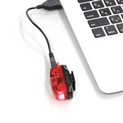 Cateye Rapid Mini USB Rechargeable Rear Bike Light - 25 Lumen