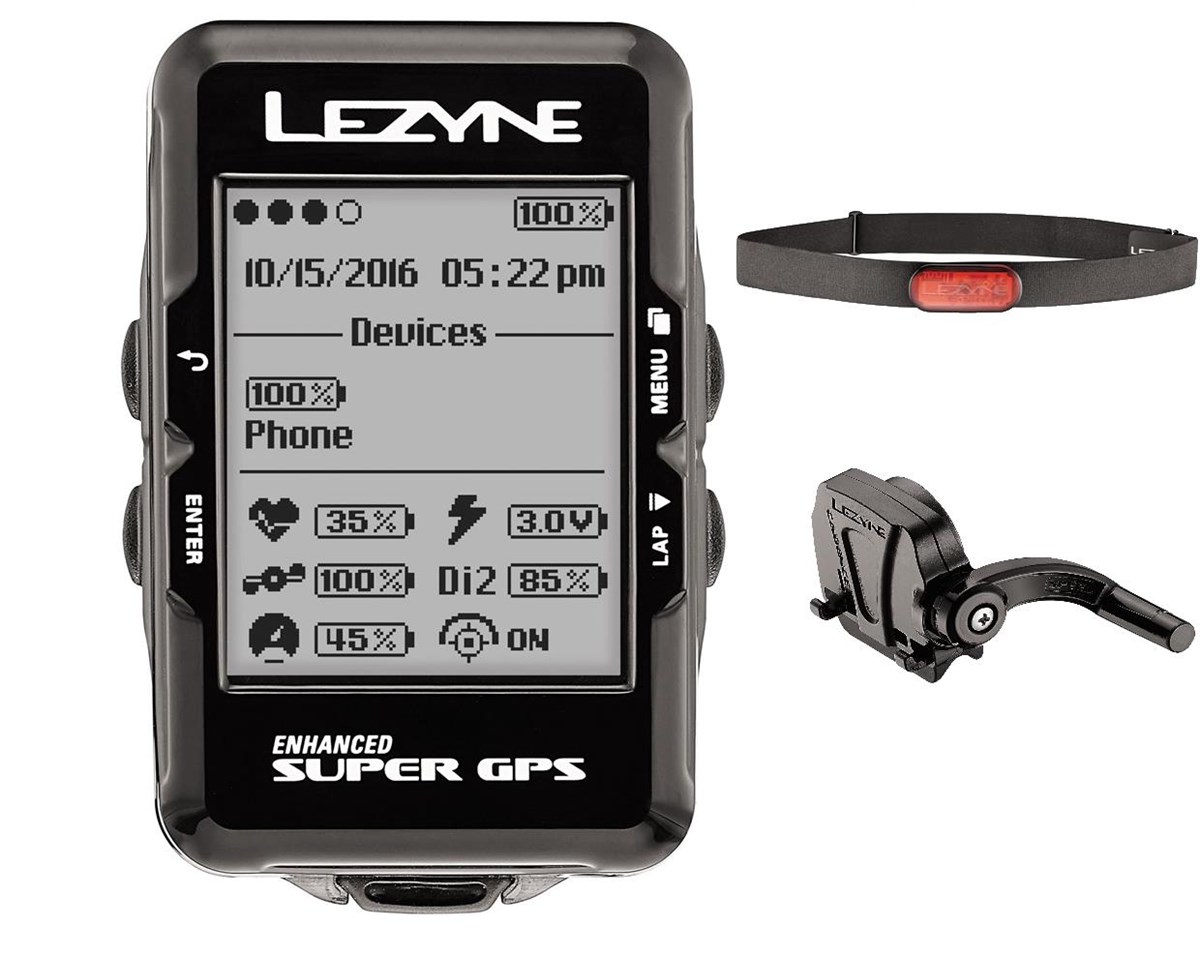 Lezyne Super Navigate GPS Cycling Computer With Mapping