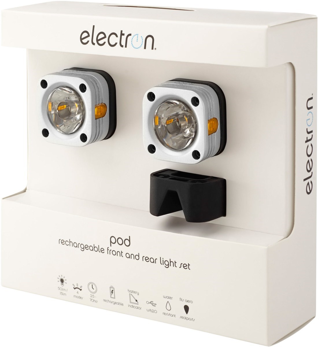 Electron POD USB Twinpack Rechargeable Light Set