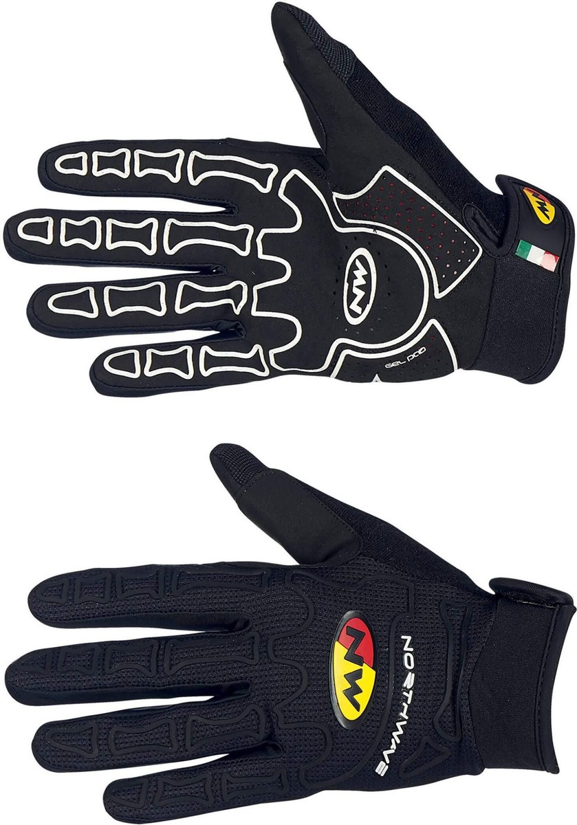 Northwave Skeleton Gel Long Finger Gloves
