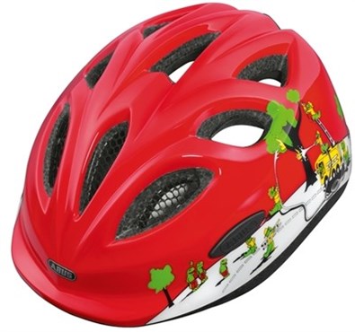 Abus Smiley Kids Cycling Helmet With Rear Mounted LED Light 2016