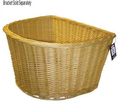 Adie D-Shape Wicker Basket 16 Inch