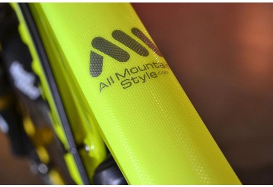 All Mountain Style XL Honeycomb Frame Guard - Neon