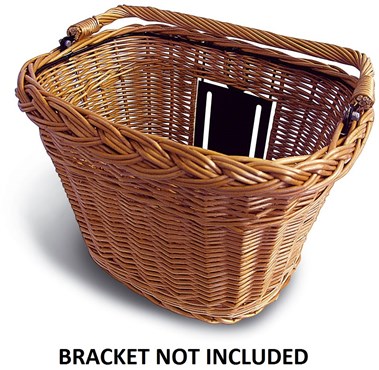 Basil BaSimply Wicker Front Basket (Bracket NOT Included)