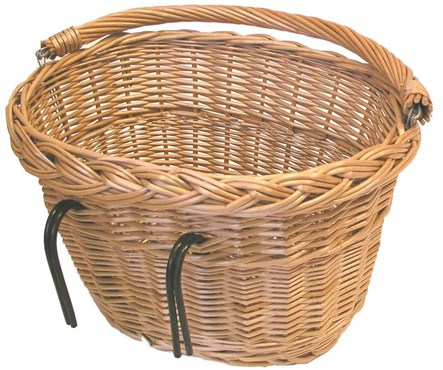 Basil Wicker Oval Hook-On Front Basket