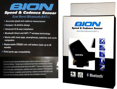 Bion CX-320 Dual Bluetooth ANT+ Speed & Cadence Sensor
