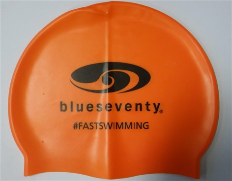 Blueseventy B70 Logo Silicone Orange Cap With PVC Bag