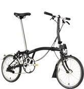 Image of Brompton C Line Utility - Low Bar - Black 2022 Folding Bike