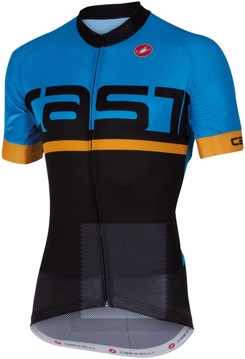 Castelli Meta FZ Short Sleeve Cycling Jersey With Full Zip SS16