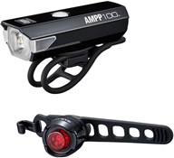 Image of Cateye AMPP 100 & ORB Bike Light Set