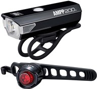 Image of Cateye AMPP 200 & ORB Rechargeable Bike Light Set