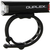 Image of Cateye Duplex Front 15 Lumens & Rear 10 Lumens Helmet Bike Light