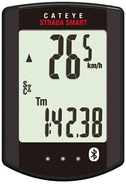 Cateye Strada Smart Computer with Speed/Cadence and Heart Rate