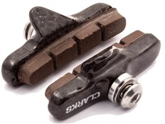 Clarks Road Brake Pads w/Ultra-lite Carbon Carrier & Insert Pads for Carbon Rims
