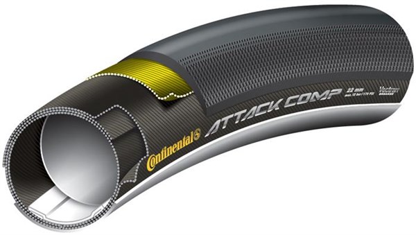 Continental Grand Prix Attack Comp Front Tubular 700c Road Tyre