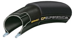 Continental Grand Prix Supersonic Black Chili Folding 700c Road Tyre