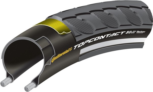 Continental Top Contact Reflective 27.5 inch MTB Folding Tyre