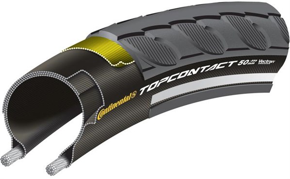 Continental Top Contact Reflective 700c Hybrid Tyre