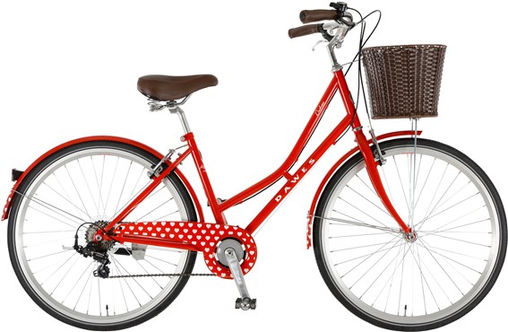 Dawes Duchess Red Hearts Womens 2016 Hybrid Bike