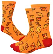 Image of DeFeet Aireator 6" Pizza Party Socks