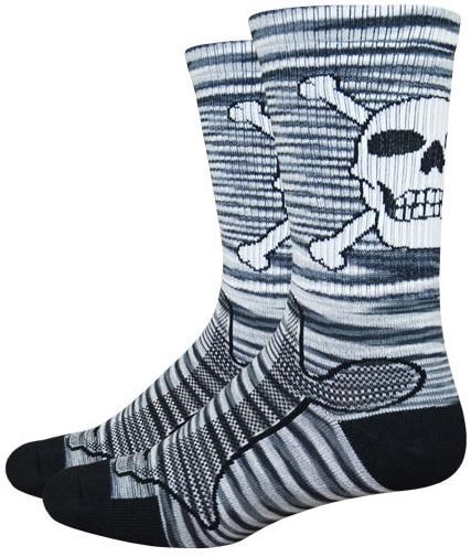 DeFeet Levitator Trail 6" Bonehead Socks