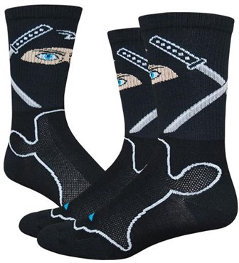DeFeet Levitator Trail 6" Ninja Socks