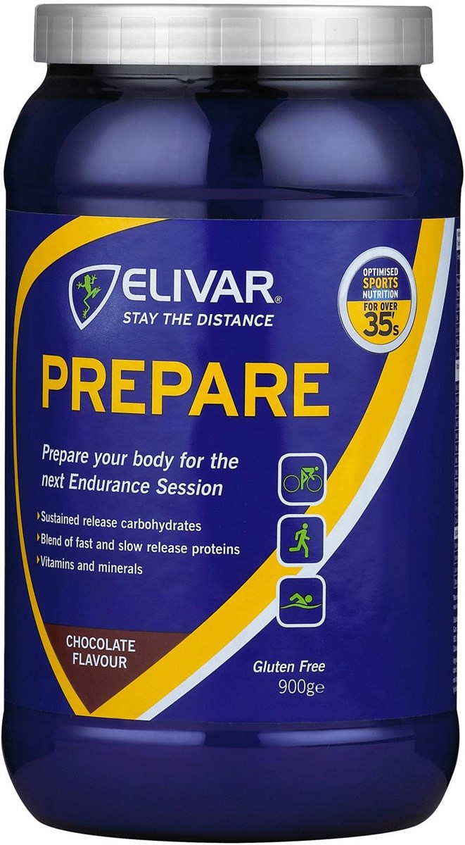 Elivar Prepare Pre-Training Energy and Protein Powder Drink - 900g Tub