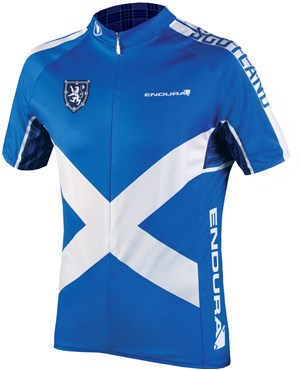 Endura CoolMax Printed Scotland II Short Sleeve Cycling Jersey SS17