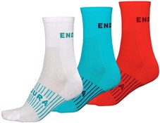 Image of Endura Coolmax Race Womens Cycling Socks - Triple Pack