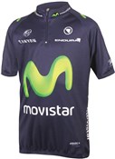 Endura Movistar Team Kids Short Sleeve Cycling Jersey AW16
