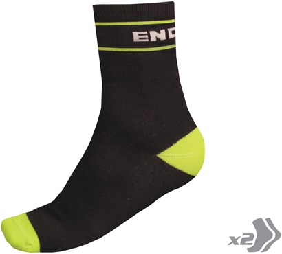 Endura Retro Cycling Socks - Twinpack AW17