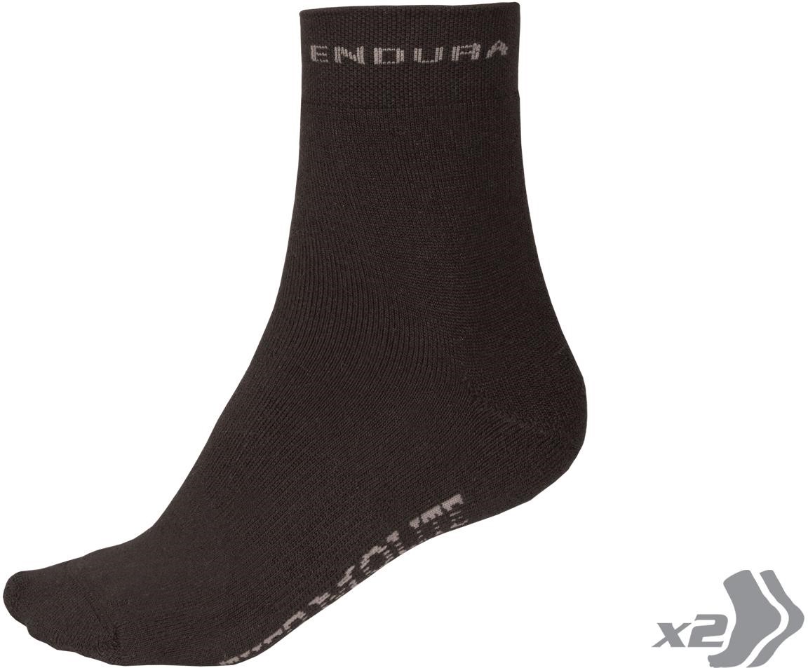 Endura Thermolite Cycling Socks - Twin Pack SS17