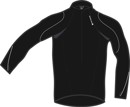 Endura Xtract Zip Neck Long Sleeve Cycling Jersey SS16