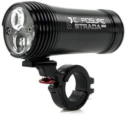 Exposure Strada 800 Rechargeable Front Light - Including Remote Switch