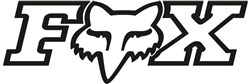 Image of Fox Clothing F-Head-X TDC 18" Sticker