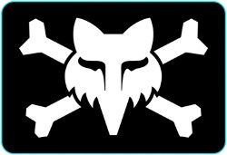 Image of Fox Clothing Victory Logo 3" Sticker