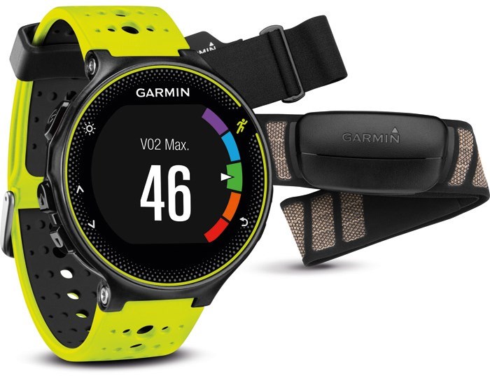 Garmin Forerunner 230 GPS Fitness Watch With Premium Soft-Strap HRM