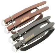 Image of Genetic Double Toe Clip Leather Straps