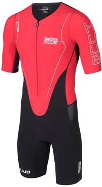 Huub Dave Scott Sleeved Long Course Red Triathlon Suit