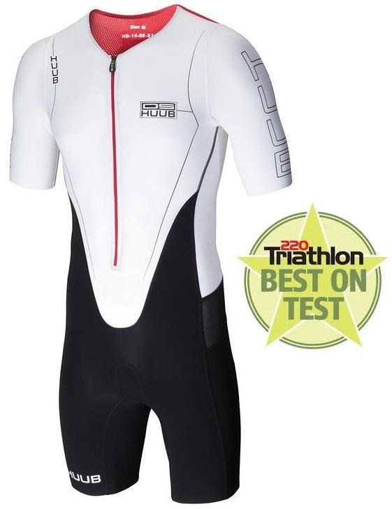 Huub Dave Scott Sleeved Long Course White Triathlon Suit