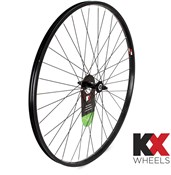 Image of KX Wheels Hybrid Singlewall Solid Axle Rim Brake Front 700c Wheel