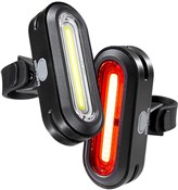 Image of Kryptonite Avenue F-100 & R-50 Basic USB COB Light Set