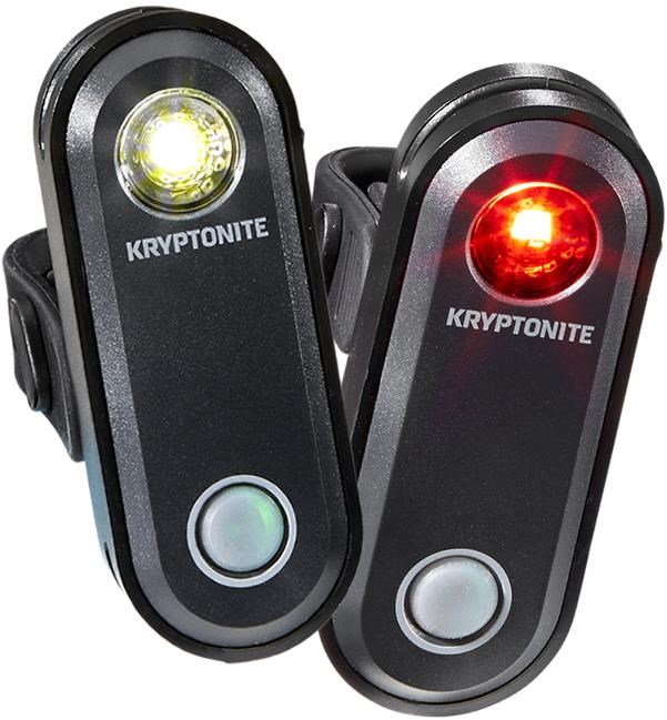 Kryptonite Avenue F-65 & R-30 USB 1 LED Light Set