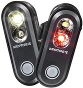 Kryptonite Avenue F-70 & R-35 Dual USB 2-in-1 Light Set
