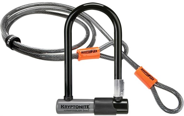 Kryptonite KryptoLok Series 2 Mini U-lock with FlexFrame Bracket