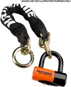 Image of Kryptonite New York Noose 130cm Chain Lock With EV Series 4 Disc Lock - Sold Secure Gold