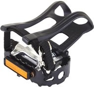Image of M Part Essential Alloy pedals including toe clips and straps